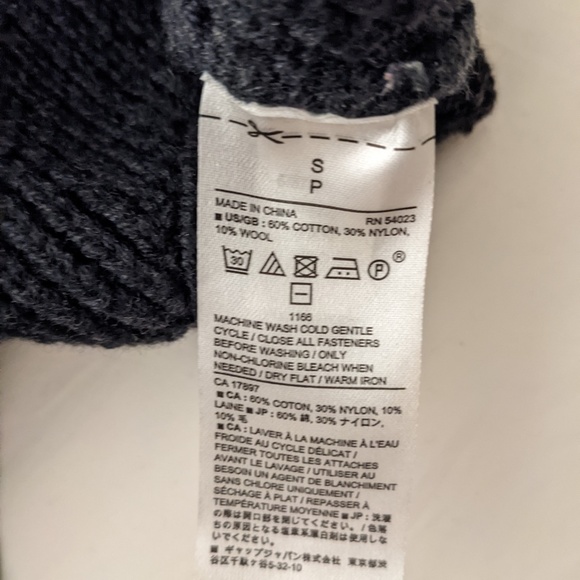 Banana Republic Factory Grey Ribbed Zip-up Cardigan Sweater - Picture 8 of 8